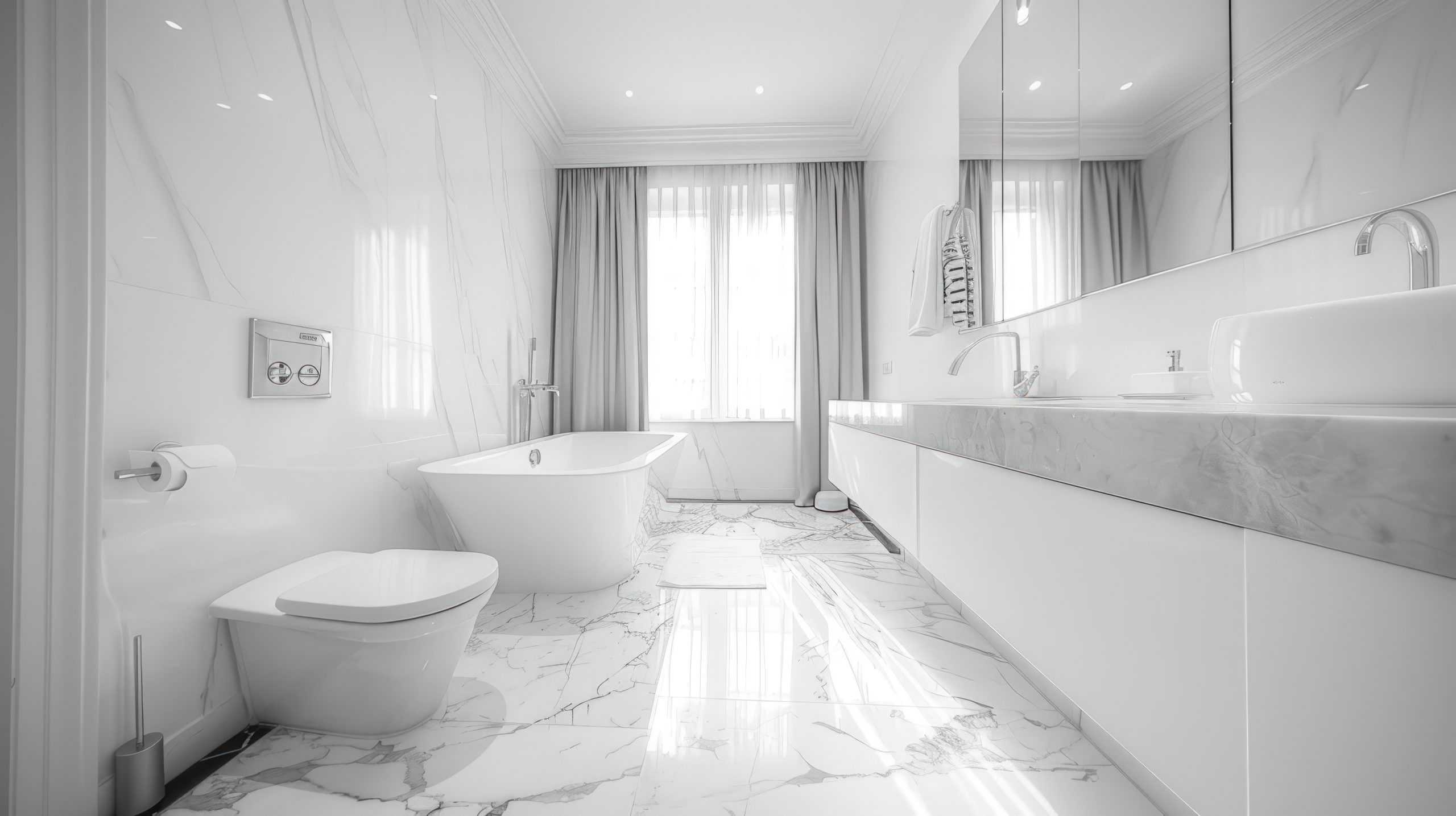 Choosing tiles for bathrooms