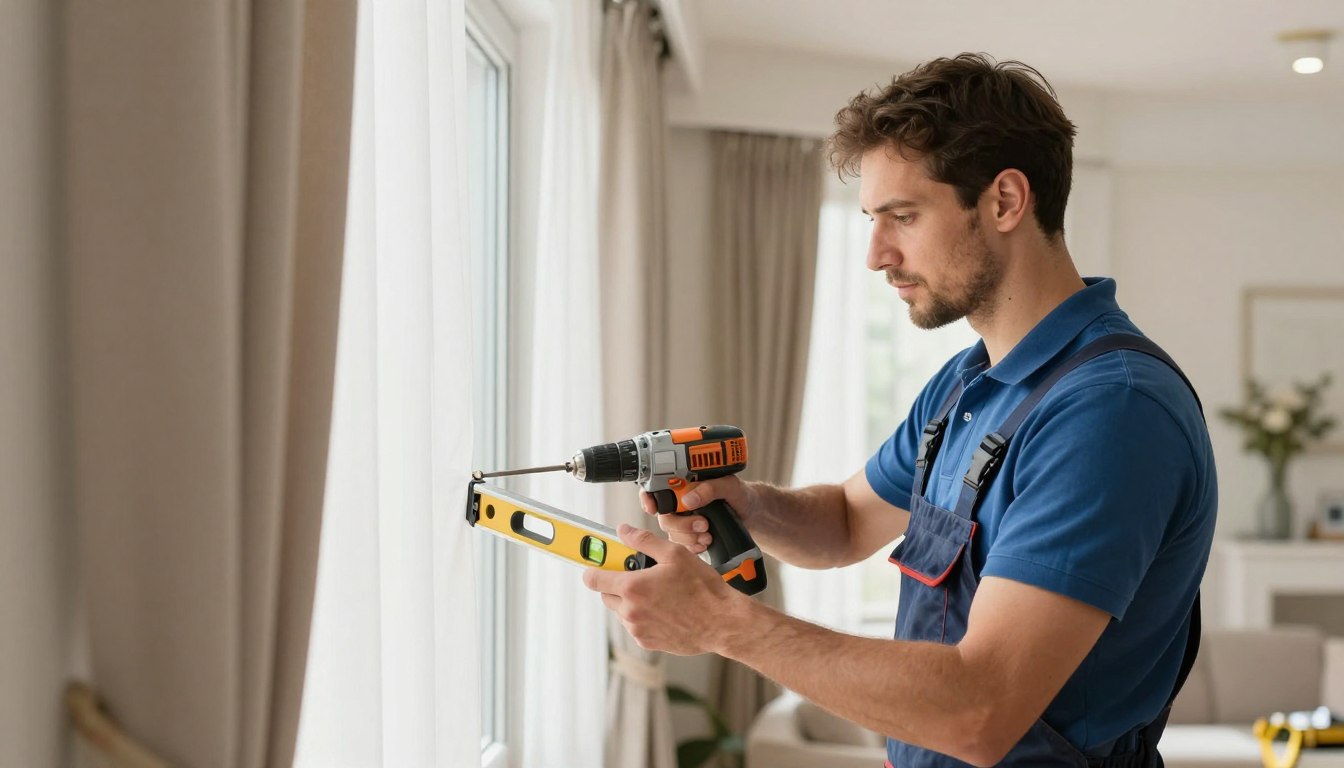 installing curtain rails or blinds - Cape Handyman Team