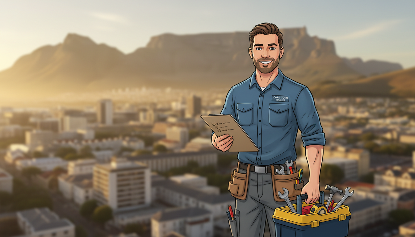 the average hourly rate for a handyman in cape town
